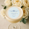 Load image into Gallery viewer, ‘A Little Something Blue’ Bridal Shower Edible Drink Toppers
