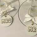 Load image into Gallery viewer, Mr & Mrs Wine Charms