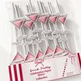 Load image into Gallery viewer, Cocktail Party Paper Straw Toppers Pack of 12 featuring decorative straw designs for drinks at special events.