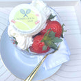 Load image into Gallery viewer, Personalised wimbledon tennis wafer toppers for drinks and cakes