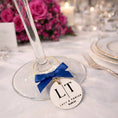 Load image into Gallery viewer, Personalised wine charms for weddings