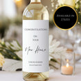 Load image into Gallery viewer, Minimalist New/First Home Personalised Wine Label 750ml