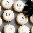 Load image into Gallery viewer, ‘Monogram Initials’ Edible Cake Toppers