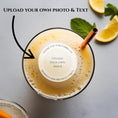 Load image into Gallery viewer, Upload Your Photo Edible Drink Toppers