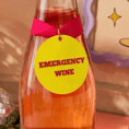 Load image into Gallery viewer, Emergency Wine Bottle Charm Gift Tag