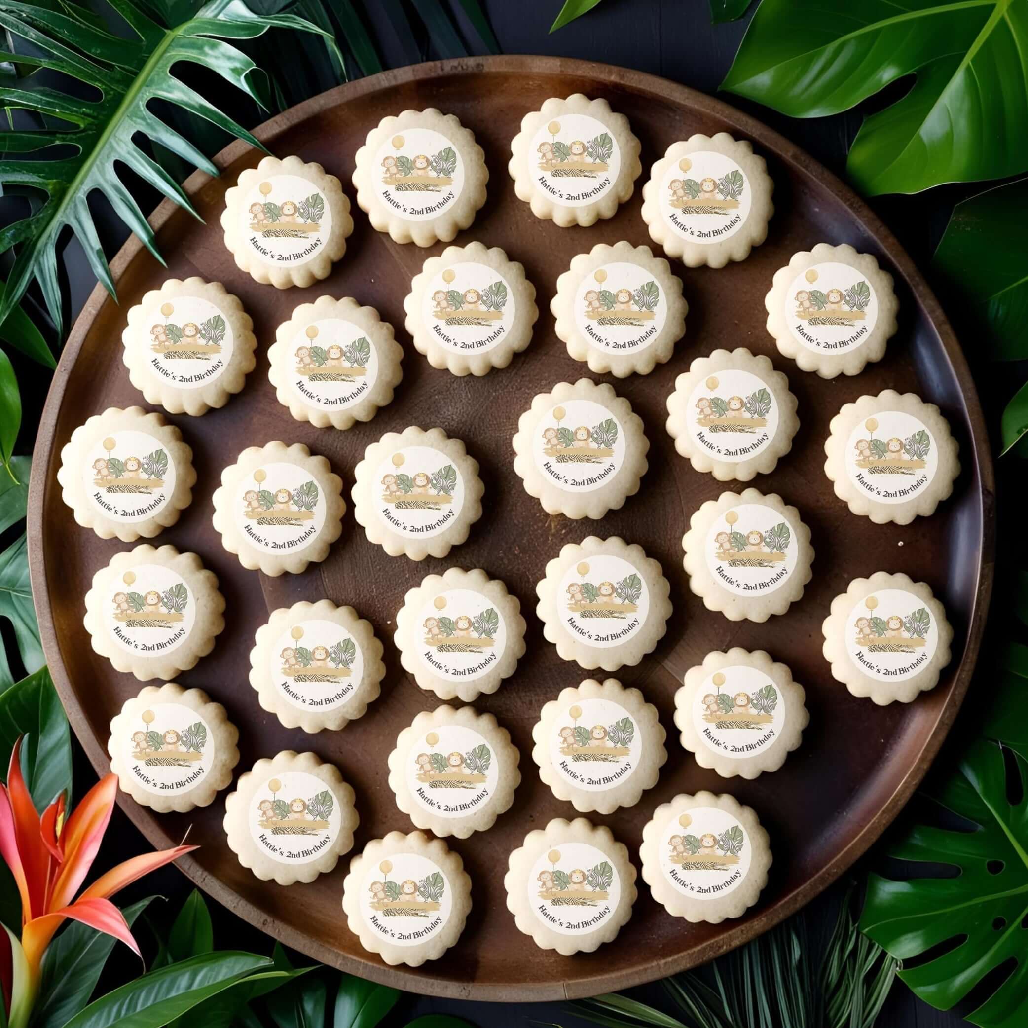 lions jungle animal toppers for cakes