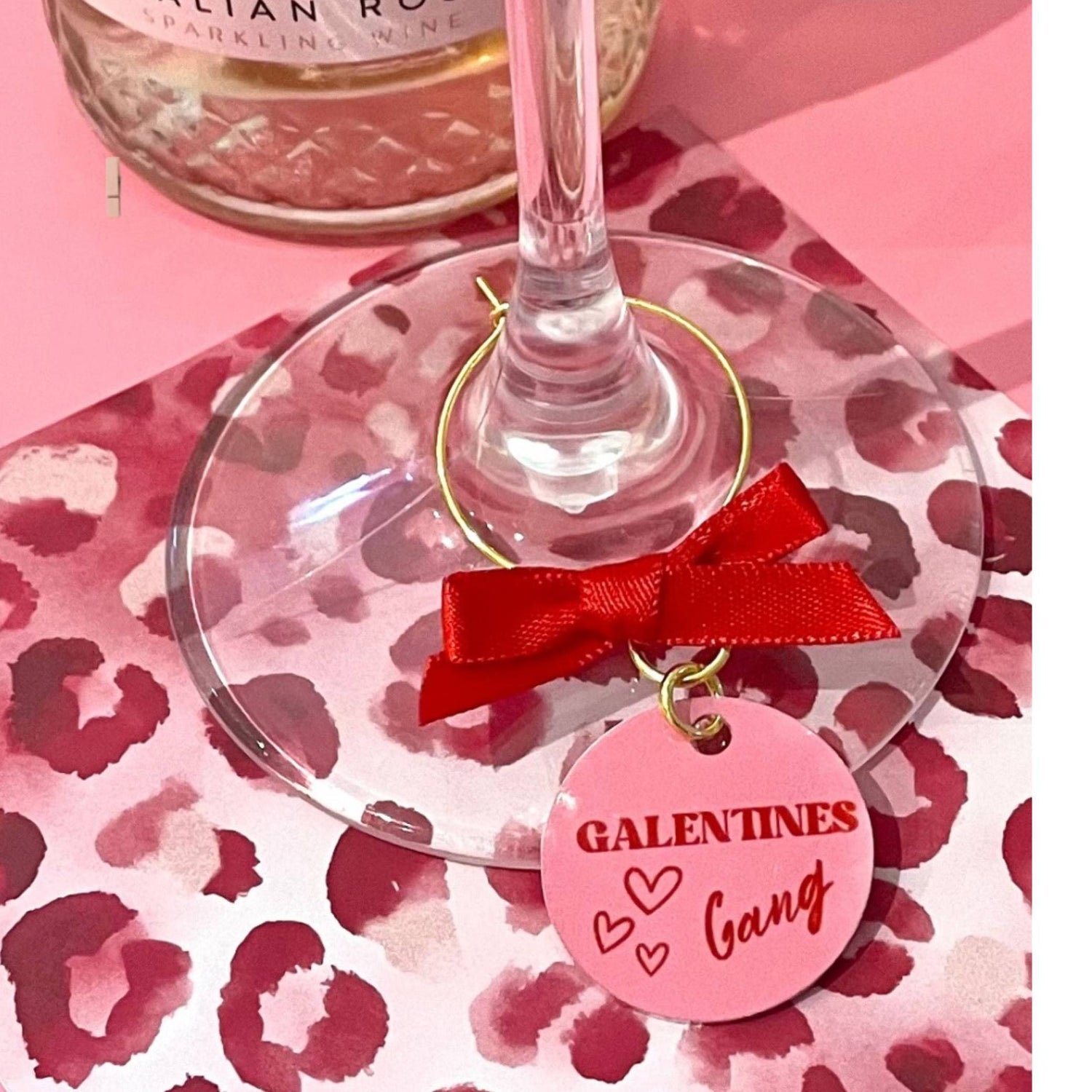 Valentine's Day Wine Charms Drink Pretty