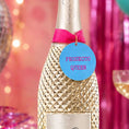 Load image into Gallery viewer, blue and pink prosecco queen gift tag
