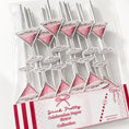 Load image into Gallery viewer, Cocktail Party Paper Straw Toppers Pack of 12
