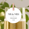 Load image into Gallery viewer, Mr & Mrs’ Wedding ’ Edible Drink Toppers
