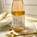 Load image into Gallery viewer, Ready to pop champagne mini label 3x2 for baby shower
