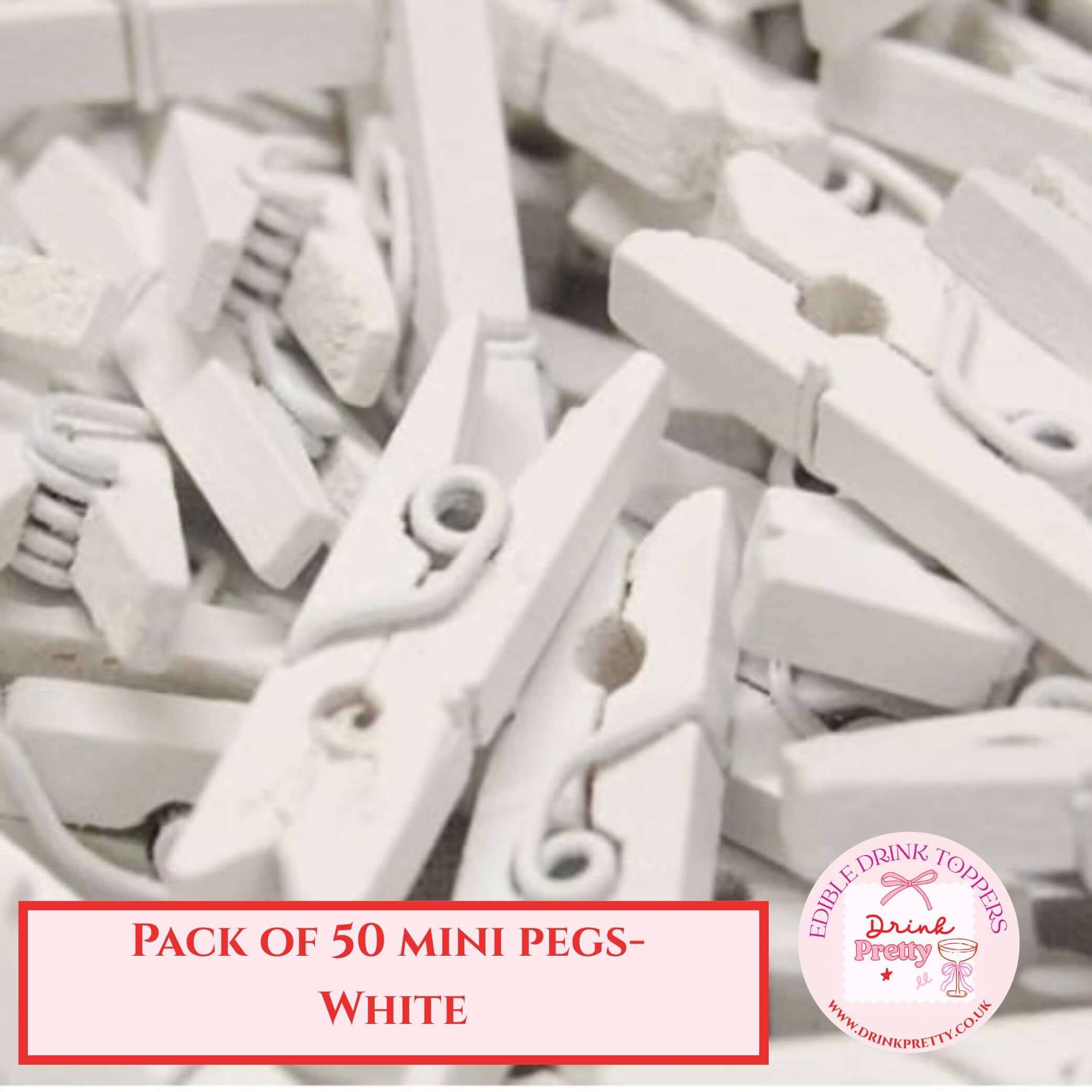 50 Baby Shower Trivia - Edible Drink Toppers