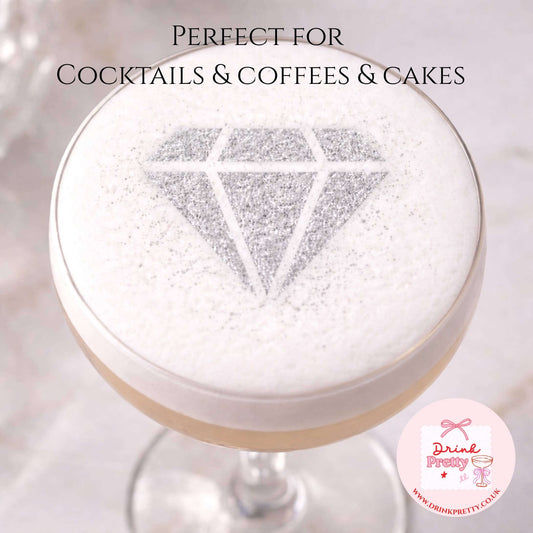 Reusable Stencils Cocktail & Coffee- DIAMOND
