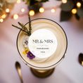 Load image into Gallery viewer, Mr & Mrs’ Wedding ’ Edible Drink Toppers
