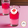 Load image into Gallery viewer, ‘ Kissy Kissy Boom Boom’ Edible Drink Toppers

