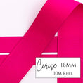 Load image into Gallery viewer, Cerise Grosgrain Ribbon - 16mm x 10metre Reel
