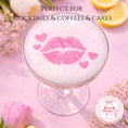 Load image into Gallery viewer, Reusable Stencil Cocktail & Coffee- Kiss Me
