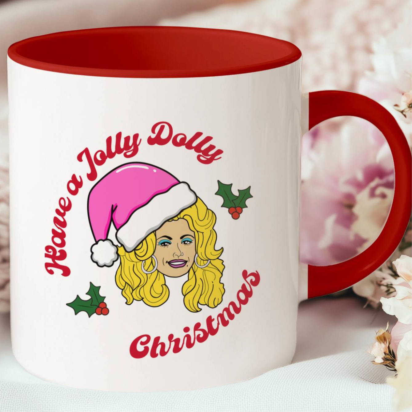 Jolly Dolly Christmas Mug