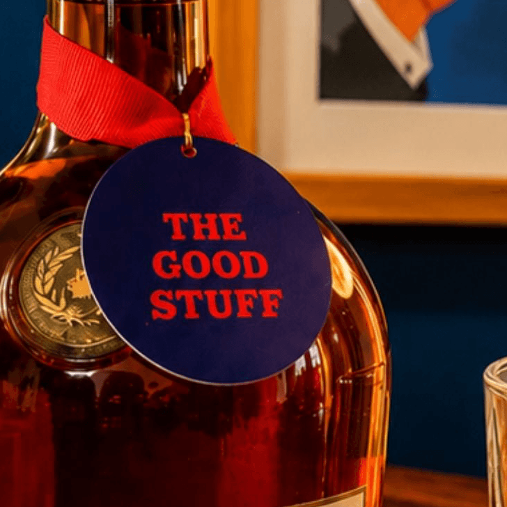 The Good stuff Bottle Charm Gift Tag