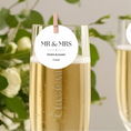 Load image into Gallery viewer, Mr & Mrs’ Wedding ’ Edible Drink Toppers
