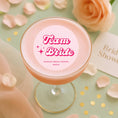 Load image into Gallery viewer, ‘Team Bride Fun’ Bridal Shower Edible Drink Toppers
