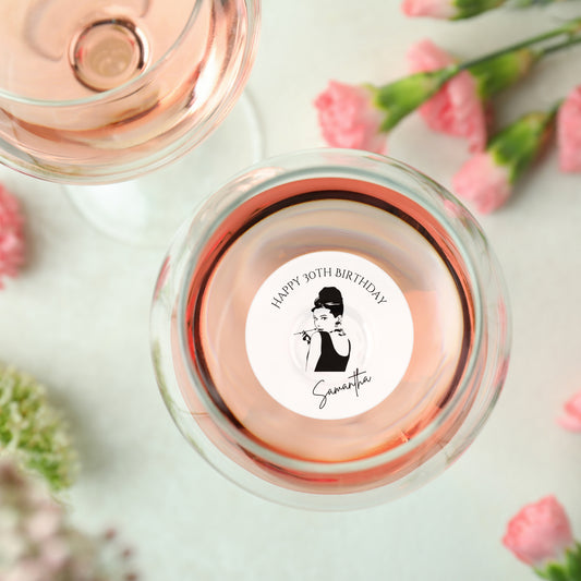 ‘Darling Audrey’ Edible Drink Toppers