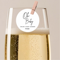 Load image into Gallery viewer, ‘Oh Baby’ Baby Shower- Edible Drink Toppers
