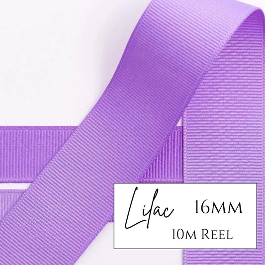 Lilac Grosgrain Ribbon - 16mm x 10metre Reel
