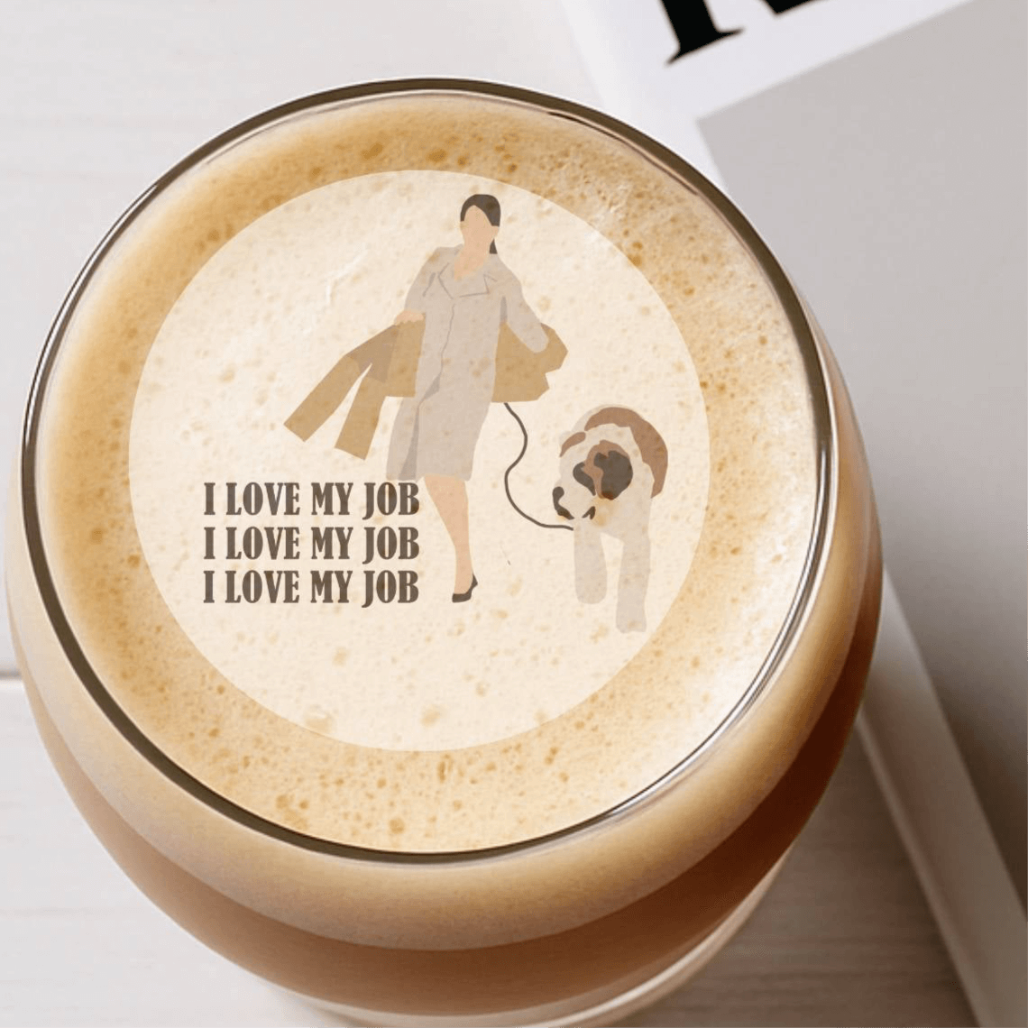 The Devil Wears Prada edible cocktail toppers- 6 Design Set