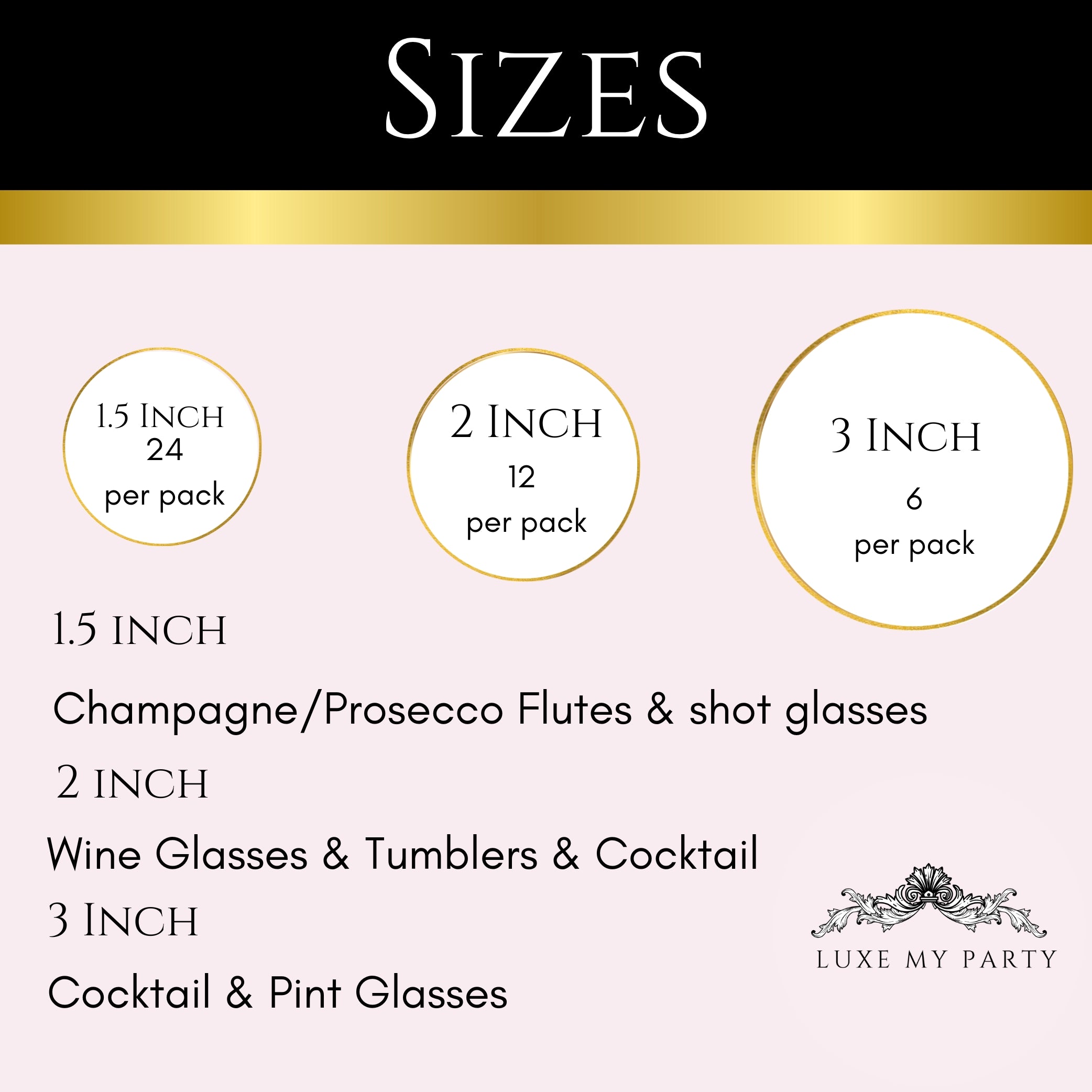 ‘Team Bride’ Bridal Shower Edible Drink Toppers