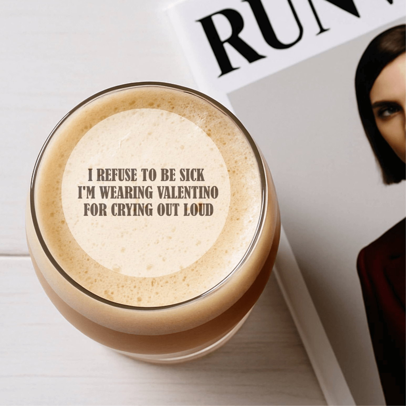 The Devil Wears Prada edible cocktail toppers- 6 Design Set