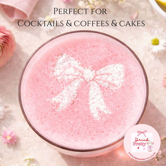 Reusable Stencils Cocktail & Coffee- PRETTY BOW