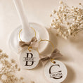 Load image into Gallery viewer, Bride & Groom Wine Glass Charms
